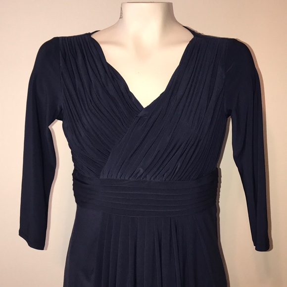Evan Picone Navy Sheath Dress - Picture 3 of 5